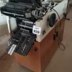 LOTE 459 - 01 MÁQUINA IMPRESSORA OFFSET MARCA MULTILITH 1250N. (NO ESTADO) ATENÇÃO! FAZER A VISITAÇÃO ANTES DE ARREMATAR, NÃO SABEMOS SE FUNCIONA, LEILÃO NÃO TEM GARANTIA E NEM DEVOLUÇÃO, SUJEITO A POSSÍVEIS AVARIAS VISÍVEIS/OCULTAS E/OU AUSÊNCIA DE COMPONENTES.