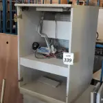 LOTE 339 - 01 ARMÁRIO BAIXO 02 PORTAS E 01 ARMÁRIO COM ABERTURA SUPERIOR. (NO ESTADO) ATENÇÃO! FAZER A VISITAÇÃO ANTES DE ARREMATAR, NÃO SABEMOS SE FUNCIONA, LEILÃO NÃO TEM GARANTIA E NEM DEVOLUÇÃO, SUJEITO A POSSÍVEIS AVARIAS VISÍVEIS/OCULTAS E/OU AUSÊNCIA DE COMPONENTES.