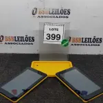 LOTE 399 - 02 TABLETS MARCA CCE. (NO ESTADO) ATENÇÃO! FAZER A VISITAÇÃO ANTES DE ARREMATAR, NÃO SABEMOS SE FUNCIONA. LEILÃO NÃO TEM GARANTIA E NEM DEVOLUÇÃO, SUJEITO A POSSÍVEIS AVARIAS VISÍVEIS/OCULTAS E/OU AUSÊNCIA DE COMPONENTES.