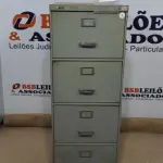 LOTE 342 - 01 ARQUIVO DE AÇO COM 04 GAVETAS. (NO ESTADO) ATENÇÃO! FAZER A VISITAÇÃO ANTES DE ARREMATAR, NÃO SABEMOS SE FUNCIONA, LEILÃO NÃO TEM GARANTIA E NEM DEVOLUÇÃO, SUJEITO A POSSÍVEIS AVARIAS VISÍVEIS/OCULTAS E/OU AUSÊNCIA DE COMPONENTES.