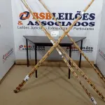 LOTE 086 - 20 VARAS DE BAMBU. (NO ESTADO) ATENÇÃO! FAZER A VISITAÇÃO ANTES DE ARREMATAR, NÃO SABEMOS SE FUNCIONA, LEILÃO NÃO TEM GARANTIA E NEM DEVOLUÇÃO, SUJEITO A POSSÍVEIS AVARIAS VISÍVEIS/OCULTAS E/OU AUSÊNCIA DE COMPONENTES.
