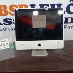LOTE 117 - 01 IMAC  APPLE. (NO ESTADO) ATENÇÃO! FAZER A VISITAÇÃO ANTES DE ARREMATAR, NÃO SABEMOS SE FUNCIONA. LEILÃO NÃO TEM GARANTIA E NEM DEVOLUÇÃO, SUJEITO A POSSÍVEIS AVARIAS VISÍVEIS/OCULTAS E/OU AUSÊNCIA DE COMPONENTES.