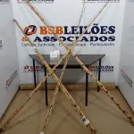 LOTE 124 - 20 VARAS DE BAMBU. (NO ESTADO) ATENÇÃO! FAZER A VISITAÇÃO ANTES DE ARREMATAR, NÃO SABEMOS SE FUNCIONA. LEILÃO NÃO TEM GARANTIA E NEM DEVOLUÇÃO, SUJEITO A POSSÍVEIS AVARIAS VISÍVEIS/OCULTAS E/OU AUSÊNCIA DE COMPONENTES.