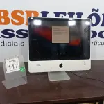 LOTE 117 - 01 IMAC  APPLE. (NO ESTADO) ATENÇÃO! FAZER A VISITAÇÃO ANTES DE ARREMATAR, NÃO SABEMOS SE FUNCIONA. LEILÃO NÃO TEM GARANTIA E NEM DEVOLUÇÃO, SUJEITO A POSSÍVEIS AVARIAS VISÍVEIS/OCULTAS E/OU AUSÊNCIA DE COMPONENTES.