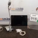 LOTE 015 - 01 TABLET COM CARREGADOR. (NO ESTADO) ATENÇÃO! FAZER A VISITAÇÃO ANTES DE ARREMATAR, NÃO SABEMOS SE FUNCIONA, LEILÃO NÃO TEM GARANTIA E NEM DEVOLUÇÃO, SUJEITO A POSSÍVEIS AVARIAS VISÍVEIS/OCULTAS E/OU AUSÊNCIA DE COMPONENTES.