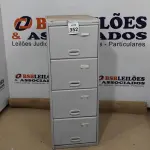 LOTE 352 - 01 ARQUIVO DE AÇO COM 04 GAVETAS. (NO ESTADO) ATENÇÃO! FAZER A VISITAÇÃO ANTES DE ARREMATAR, NÃO SABEMOS SE FUNCIONA, LEILÃO NÃO TEM GARANTIA E NEM DEVOLUÇÃO, SUJEITO A POSSÍVEIS AVARIAS VISÍVEIS/OCULTAS E/OU AUSÊNCIA DE COMPONENTES.