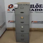 LOTE 343 - 01 ARQUIVO DE AÇO COM 04 GAVETAS. (NO ESTADO) ATENÇÃO! FAZER A VISITAÇÃO ANTES DE ARREMATAR, NÃO SABEMOS SE FUNCIONA, LEILÃO NÃO TEM GARANTIA E NEM DEVOLUÇÃO, SUJEITO A POSSÍVEIS AVARIAS VISÍVEIS/OCULTAS E/OU AUSÊNCIA DE COMPONENTES.