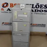 LOTE 341 - 01 ARQUIVO DE AÇO 04 GAVETAS. (NO ESTADO) ATENÇÃO! FAZER A VISITAÇÃO ANTES DE ARREMATAR, NÃO SABEMOS SE FUNCIONA, LEILÃO NÃO TEM GARANTIA E NEM DEVOLUÇÃO, SUJEITO A POSSÍVEIS AVARIAS VISÍVEIS/OCULTAS E/OU AUSÊNCIA DE COMPONENTES.