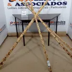 LOTE 095 - 20 VARAS DE BAMBU. (NO ESTADO) ATENÇÃO! FAZER A VISITAÇÃO ANTES DE ARREMATAR, NÃO SABEMOS SE FUNCIONA, LEILÃO NÃO TEM GARANTIA E NEM DEVOLUÇÃO, SUJEITO A POSSÍVEIS AVARIAS VISÍVEIS/OCULTAS E/OU AUSÊNCIA DE COMPONENTES.