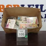 LOTE 100 - 01 LOTE COM GRANDE QUANTIDADE DE CD E DVD. (NO ESTADO) ATENÇÃO! FAZER A VISITAÇÃO ANTES DE ARREMATAR, NÃO SABEMOS SE FUNCIONA, LEILÃO NÃO TEM GARANTIA E NEM DEVOLUÇÃO, SUJEITO A POSSÍVEIS AVARIAS VISÍVEIS/OCULTAS E/OU AUSÊNCIA DE COMPONENTES.