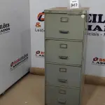 LOTE 342 - 01 ARQUIVO DE AÇO COM 04 GAVETAS. (NO ESTADO) ATENÇÃO! FAZER A VISITAÇÃO ANTES DE ARREMATAR, NÃO SABEMOS SE FUNCIONA, LEILÃO NÃO TEM GARANTIA E NEM DEVOLUÇÃO, SUJEITO A POSSÍVEIS AVARIAS VISÍVEIS/OCULTAS E/OU AUSÊNCIA DE COMPONENTES.