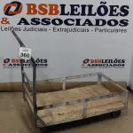 LOTE 360 - 01 CARRINHO DE TRANSPORTES DE CARGAS. (NO ESTADO) ATENÇÃO! FAZER A VISITAÇÃO ANTES DE ARREMATAR, NÃO SABEMOS SE FUNCIONA, LEILÃO NÃO TEM GARANTIA E NEM DEVOLUÇÃO, SUJEITO A POSSÍVEIS AVARIAS VISÍVEIS/OCULTAS E/OU AUSÊNCIA DE COMPONENTES.