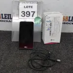 LOTE 397 - 01 CELULAR LG X STYLE NA CAIXA COM CABO. (NO ESTADO) ATENÇÃO! FAZER A VISITAÇÃO ANTES DE ARREMATAR, NÃO SABEMOS SE FUNCIONA. LEILÃO NÃO TEM GARANTIA E NEM DEVOLUÇÃO, SUJEITO A POSSÍVEIS AVARIAS VISÍVEIS/OCULTAS E/OU AUSÊNCIA DE COMPONENTES.