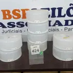 LOTE 424 - 08 DISPENSES DE PAPEL. (NO ESTADO) ATENÇÃO! FAZER A VISITAÇÃO ANTES DE ARREMATAR, NÃO SABEMOS SE FUNCIONA. LEILÃO NÃO TEM GARANTIA E NEM DEVOLUÇÃO, SUJEITO A POSSÍVEIS AVARIAS VISÍVEIS/OCULTAS E/OU AUSÊNCIA DE COMPONENTES.