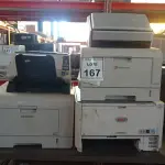 LOTE 167 - 03 IMPRESSORAS E 02 SCANNERS DE MARCAS E MODELOS VARIADOS. (NO ESTADO) ATENÇÃO! FAZER A VISITAÇÃO ANTES DE ARREMATAR, NÃO SABEMOS SE FUNCIONA. LEILÃO NÃO TEM GARANTIA E NEM DEVOLUÇÃO, SUJEITO A POSSÍVEIS AVARIAS VISÍVEIS/OCULTAS E/OU AUSÊNCIA DE COMPONENTES.