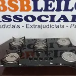 LOTE 280 - 01 COOKTOP 05 BOCAS MARCA FISCHER. (NO ESTADO) ATENÇÃO! FAZER A VISITAÇÃO ANTES DE ARREMATAR, NÃO SABEMOS SE FUNCIONA. LEILÃO NÃO TEM GARANTIA E NEM DEVOLUÇÃO, SUJEITO A POSSÍVEIS AVARIAS VISÍVEIS/OCULTAS E/OU AUSÊNCIA DE COMPONENTES.