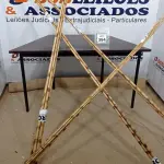 LOTE 394 - 20 VARAS DE BAMBU. (NO ESTADO) ATENÇÃO! FAZER A VISITAÇÃO ANTES DE ARREMATAR, NÃO SABEMOS SE FUNCIONA. LEILÃO NÃO TEM GARANTIA E NEM DEVOLUÇÃO, SUJEITO A POSSÍVEIS AVARIAS VISÍVEIS/OCULTAS E/OU AUSÊNCIA DE COMPONENTES.