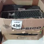 LOTE 436 - 01 LOTE COM GRANDE QUANTIDADE DE TECLADOS PARA PC MODELOS DIVERSOS. (NO ESTADO) ATENÇÃO! FAZER A VISITAÇÃO ANTES DE ARREMATAR, NÃO SABEMOS SE FUNCIONA, LEILÃO NÃO TEM GARANTIA E NEM DEVOLUÇÃO, SUJEITO A POSSÍVEIS AVARIAS VISÍVEIS/OCULTAS E/OU AUSÊNCIA DE COMPONENTES.