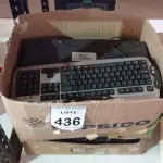 LOTE 436 - 01 LOTE COM GRANDE QUANTIDADE DE TECLADOS PARA PC MODELOS DIVERSOS. (NO ESTADO) ATENÇÃO! FAZER A VISITAÇÃO ANTES DE ARREMATAR, NÃO SABEMOS SE FUNCIONA, LEILÃO NÃO TEM GARANTIA E NEM DEVOLUÇÃO, SUJEITO A POSSÍVEIS AVARIAS VISÍVEIS/OCULTAS E/OU AUSÊNCIA DE COMPONENTES.