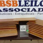 LOTE 228 - 20 PECAS DE MADEIRA. (NO ESTADO) ATENÇÃO! FAZER A VISITAÇÃO ANTES DE ARREMATAR, NÃO SABEMOS SE FUNCIONA. LEILÃO NÃO TEM GARANTIA E NEM DEVOLUÇÃO, SUJEITO A POSSÍVEIS AVARIAS VISÍVEIS/OCULTAS E/OU AUSÊNCIA DE COMPONENTES.