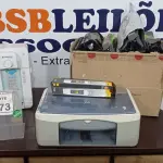 LOTE 173 - 01 IMPRESSORA, 01 PURIFICADOR DE ÁGUA E VÁRIOS TONNERS PARA IMPRESSORA. (NO ESTADO) ATENÇÃO! FAZER A VISITAÇÃO ANTES DE ARREMATAR, NÃO SABEMOS SE FUNCIONA. LEILÃO NÃO TEM GARANTIA E NEM DEVOLUÇÃO, SUJEITO A POSSÍVEIS AVARIAS VISÍVEIS/OCULTAS E/OU AUSÊNCIA DE COMPONENTES.