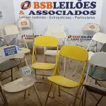 LOTE 259 - 13 CADEIRAS DOBRÁVEIS DE FERRO. (NO ESTADO) ATENÇÃO! FAZER A VISITAÇÃO ANTES DE ARREMATAR, NÃO SABEMOS SE FUNCIONA. LEILÃO NÃO TEM GARANTIA E NEM DEVOLUÇÃO, SUJEITO A POSSÍVEIS AVARIAS VISÍVEIS/OCULTAS E/OU AUSÊNCIA DE COMPONENTES.