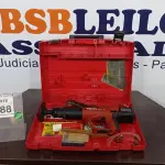 LOTE 288 - 01 FINCA PINO HLTI MODELO DX A41 COM ACESSÓRIOS E MALETA. (NO ESTADO) ATENÇÃO! FAZER A VISITAÇÃO ANTES DE ARREMATAR, NÃO SABEMOS SE FUNCIONA. LEILÃO NÃO TEM GARANTIA E NEM DEVOLUÇÃO, SUJEITO A POSSÍVEIS AVARIAS VISÍVEIS/OCULTAS E/OU AUSÊNCIA DE COMPONENTES.