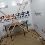 LOTE 154 - 20 VARAS DE BAMBU. (NO ESTADO) ATENÇÃO! FAZER A VISITAÇÃO ANTES DE ARREMATAR, NÃO SABEMOS SE FUNCIONA. LEILÃO NÃO TEM GARANTIA E NEM DEVOLUÇÃO, SUJEITO A POSSÍVEIS AVARIAS VISÍVEIS/OCULTAS E/OU AUSÊNCIA DE COMPONENTES.