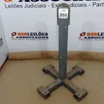 LOTE 355 - 01 SUPORTE METÁLICO COM BASE EM X. (NO ESTADO) ATENÇÃO! FAZER A VISITAÇÃO ANTES DE ARREMATAR, NÃO SABEMOS SE FUNCIONA. LEILÃO NÃO TEM GARANTIA E NEM DEVOLUÇÃO, SUJEITO A POSSÍVEIS AVARIAS VISÍVEIS/OCULTAS E/OU AUSÊNCIA DE COMPONENTES.