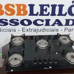 LOTE 335 - 01 COOKTOP 05 BOCAS MARCA FISCHER. (NO ESTADO) ATENÇÃO! FAZER A VISITAÇÃO ANTES DE ARREMATAR, NÃO SABEMOS SE FUNCIONA. LEILÃO NÃO TEM GARANTIA E NEM DEVOLUÇÃO, SUJEITO A POSSÍVEIS AVARIAS VISÍVEIS/OCULTAS E/OU AUSÊNCIA DE COMPONENTES.
