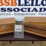 LOTE 248 - 20 PEÇAS DE MADEIRA. (NO ESTADO) ATENÇÃO! FAZER A VISITAÇÃO ANTES DE ARREMATAR, NÃO SABEMOS SE FUNCIONA. LEILÃO NÃO TEM GARANTIA E NEM DEVOLUÇÃO, SUJEITO A POSSÍVEIS AVARIAS VISÍVEIS/OCULTAS E/OU AUSÊNCIA DE COMPONENTES.