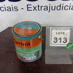 LOTE 313 - 01 LATA DE TINTA ESMALTE DE 3,6L NA COR BRILHANTE VERMELHO MARCA SUVINIL. (NO ESTADO) ATENÇÃO! FAZER A VISITAÇÃO ANTES DE ARREMATAR, NÃO SABEMOS SE FUNCIONA. LEILÃO NÃO TEM GARANTIA E NEM DEVOLUÇÃO, SUJEITO A POSSÍVEIS AVARIAS VISÍVEIS/OCULTAS E/OU AUSÊNCIA DE COMPONENTES.