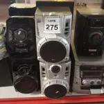 LOTE 275 - 03 APARELHOS DE SOM E 07 CAIXAS DE SOM MARCAS E MODELOS DIVERSOS. (NO ESTADO) ATENÇÃO! FAZER A VISITAÇÃO ANTES DE ARREMATAR, NÃO SABEMOS SE FUNCIONA. LEILÃO NÃO TEM GARANTIA E NEM DEVOLUÇÃO, SUJEITO A POSSÍVEIS AVARIAS VISÍVEIS/OCULTAS E/OU AUSÊNCIA DE COMPONENTES.