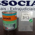 LOTE 313 - 01 LATA DE TINTA ESMALTE DE 3,6L NA COR BRILHANTE VERMELHO MARCA SUVINIL. (NO ESTADO) ATENÇÃO! FAZER A VISITAÇÃO ANTES DE ARREMATAR, NÃO SABEMOS SE FUNCIONA. LEILÃO NÃO TEM GARANTIA E NEM DEVOLUÇÃO, SUJEITO A POSSÍVEIS AVARIAS VISÍVEIS/OCULTAS E/OU AUSÊNCIA DE COMPONENTES.