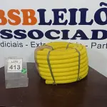 LOTE 413 - 01 ROLO DE ELETRODUTO CORRUGADO AMARELO. (NO ESTADO) ATENÇÃO! FAZER A VISITAÇÃO ANTES DE ARREMATAR, NÃO SABEMOS SE FUNCIONA. LEILÃO NÃO TEM GARANTIA E NEM DEVOLUÇÃO, SUJEITO A POSSÍVEIS AVARIAS VISÍVEIS/OCULTAS E/OU AUSÊNCIA DE COMPONENTES.