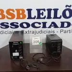 LOTE 208 - 02 NOBREAKS APC. (NO ESTADO) ATENÇÃO! FAZER A VISITAÇÃO ANTES DE ARREMATAR, NÃO SABEMOS SE FUNCIONA, LEILÃO NÃO TEM GARANTIA E NEM DEVOLUÇÃO, SUJEITO A POSSÍVEIS AVARIAS VISÍVEIS/OCULTAS E/OU AUSÊNCIA DE COMPONENTES.