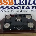 LOTE 322 - 01 COOKTOP 05 BOCAS MARCA FISCHER. (NO ESTADO) ATENÇÃO! FAZER A VISITAÇÃO ANTES DE ARREMATAR, NÃO SABEMOS SE FUNCIONA. LEILÃO NÃO TEM GARANTIA E NEM DEVOLUÇÃO, SUJEITO A POSSÍVEIS AVARIAS VISÍVEIS/OCULTAS E/OU AUSÊNCIA DE COMPONENTES.