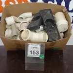 LOTE 153 - 01 LOTE COM GRANDE QUANTIDADE DE CONEXÕES HIDRÁULICAS MEDIDAS DIVERSAS. (NO ESTADO) ATENÇÃO! FAZER A VISITAÇÃO ANTES DE ARREMATAR, NÃO SABEMOS SE FUNCIONA, LEILÃO NÃO TEM GARANTIA E NEM DEVOLUÇÃO, SUJEITO A POSSÍVEIS AVARIAS VISÍVEIS/OCULTAS E/OU AUSÊNCIA DE COMPONENTES.
