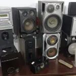 LOTE 181 - 01 SISTEMA DE SOM ESTÉREO MARCA PANASONIC, 01 SUBWOOFER MARCA EDIFIER COM 09 CAIXAS E CONTROLE. (NO ESTADO) ATENÇÃO! FAZER A VISITAÇÃO ANTES DE ARREMATAR, NÃO SABEMOS SE FUNCIONA. LEILÃO NÃO TEM GARANTIA E NEM DEVOLUÇÃO, SUJEITO A POSSÍVEIS AVARIAS VISÍVEIS/OCULTAS E/OU AUSÊNCIA DE COMPONENTES.