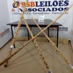 LOTE 394 - 20 VARAS DE BAMBU. (NO ESTADO) ATENÇÃO! FAZER A VISITAÇÃO ANTES DE ARREMATAR, NÃO SABEMOS SE FUNCIONA. LEILÃO NÃO TEM GARANTIA E NEM DEVOLUÇÃO, SUJEITO A POSSÍVEIS AVARIAS VISÍVEIS/OCULTAS E/OU AUSÊNCIA DE COMPONENTES.
