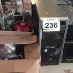 LOTE 236 - 03 CPU’S DE MACAS E MODELOS DIVERSOS, 03 NETBOOKS E 01 NOTEBOOK, 01 SWITCH, DIVERSOS CABOS, PLACAS E ELETRÔNICOS DIVERSOS. (NO ESTADO) ATENÇÃO! FAZER A VISITAÇÃO ANTES DE ARREMATAR, NÃO SABEMOS SE FUNCIONA. LEILÃO NÃO TEM GARANTIA E NEM DEVOLUÇÃO, SUJEITO A POSSÍVEIS AVARIAS VISÍVEIS/OCULTAS E/OU AUSÊNCIA DE COMPONENTES.