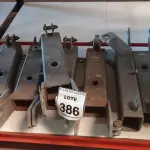 LOTE 386 - 07 PEÇAS DE ENGATES DE FERRO REFORÇADOS. (NO ESTADO) ATENÇÃO! FAZER A VISITAÇÃO ANTES DE ARREMATAR, NÃO SABEMOS SE FUNCIONA. LEILÃO NÃO TEM GARANTIA E NEM DEVOLUÇÃO, SUJEITO A POSSÍVEIS AVARIAS VISÍVEIS/OCULTAS E/OU AUSÊNCIA DE COMPONENTES.