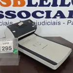 LOTE 295 - 01 SCANNER MODELO FI-7280 MARCA FUJITSU. (NO ESTADO) ATENÇÃO! FAZER A VISITAÇÃO ANTES DE ARREMATAR, NÃO SABEMOS SE FUNCIONA. LEILÃO NÃO TEM GARANTIA E NEM DEVOLUÇÃO, SUJEITO A POSSÍVEIS AVARIAS VISÍVEIS/OCULTAS E/OU AUSÊNCIA DE COMPONENTES.