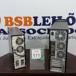 LOTE 171 - 01 NOBREAK E 01 SERVIDOR. (NO ESTADO) ATENÇÃO! FAZER A VISITAÇÃO ANTES DE ARREMATAR, NÃO SABEMOS SE FUNCIONA. LEILÃO NÃO TEM GARANTIA E NEM DEVOLUÇÃO, SUJEITO A POSSÍVEIS AVARIAS VISÍVEIS/OCULTAS E/OU AUSÊNCIA DE COMPONENTES.