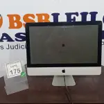 LOTE 175 - 01 IMAC  APPLE. (NO ESTADO) ATENÇÃO! FAZER A VISITAÇÃO ANTES DE ARREMATAR, NÃO SABEMOS SE FUNCIONA. LEILÃO NÃO TEM GARANTIA E NEM DEVOLUÇÃO, SUJEITO A POSSÍVEIS AVARIAS VISÍVEIS/OCULTAS E/OU AUSÊNCIA DE COMPONENTES.