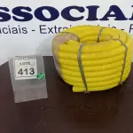 LOTE 413 - 01 ROLO DE ELETRODUTO CORRUGADO AMARELO. (NO ESTADO) ATENÇÃO! FAZER A VISITAÇÃO ANTES DE ARREMATAR, NÃO SABEMOS SE FUNCIONA. LEILÃO NÃO TEM GARANTIA E NEM DEVOLUÇÃO, SUJEITO A POSSÍVEIS AVARIAS VISÍVEIS/OCULTAS E/OU AUSÊNCIA DE COMPONENTES.