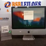 LOTE 296 - 01 IMAC  APPLE. (NO ESTADO) ATENÇÃO! FAZER A VISITAÇÃO ANTES DE ARREMATAR, NÃO SABEMOS SE FUNCIONA, LEILÃO NÃO TEM GARANTIA E NEM DEVOLUÇÃO, SUJEITO A POSSÍVEIS AVARIAS VISÍVEIS/OCULTAS E/OU AUSÊNCIA DE COMPONENTES.
