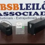 LOTE 144 - 02 NOBREAKS. (NO ESTADO) ATENÇÃO! FAZER A VISITAÇÃO ANTES DE ARREMATAR, NÃO SABEMOS SE FUNCIONA. LEILÃO NÃO TEM GARANTIA E NEM DEVOLUÇÃO, SUJEITO A POSSÍVEIS AVARIAS VISÍVEIS/OCULTAS E/OU AUSÊNCIA DE COMPONENTES.