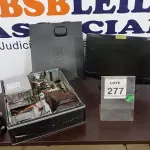 LOTE 277 - 01 CPU, 01 MONITOR E 01 ESTABILIZADOR. (NO ESTADO) ATENÇÃO! FAZER A VISITAÇÃO ANTES DE ARREMATAR, NÃO SABEMOS SE FUNCIONA. LEILÃO NÃO TEM GARANTIA E NEM DEVOLUÇÃO, SUJEITO A POSSÍVEIS AVARIAS VISÍVEIS/OCULTAS E/OU AUSÊNCIA DE COMPONENTES.