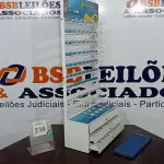 LOTE 238 - 01 EXPOSITOR COM CONEXÕES DE METAL E 01 GABARITO DE ROSCA. (NO ESTADO) ATENÇÃO! FAZER A VISITAÇÃO ANTES DE ARREMATAR, NÃO SABEMOS SE FUNCIONA. LEILÃO NÃO TEM GARANTIA E NEM DEVOLUÇÃO, SUJEITO A POSSÍVEIS AVARIAS VISÍVEIS/OCULTAS E/OU AUSÊNCIA DE COMPONENTES.